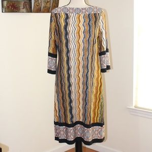 Forever 21,  3/4 sleeve midi shift dress.....